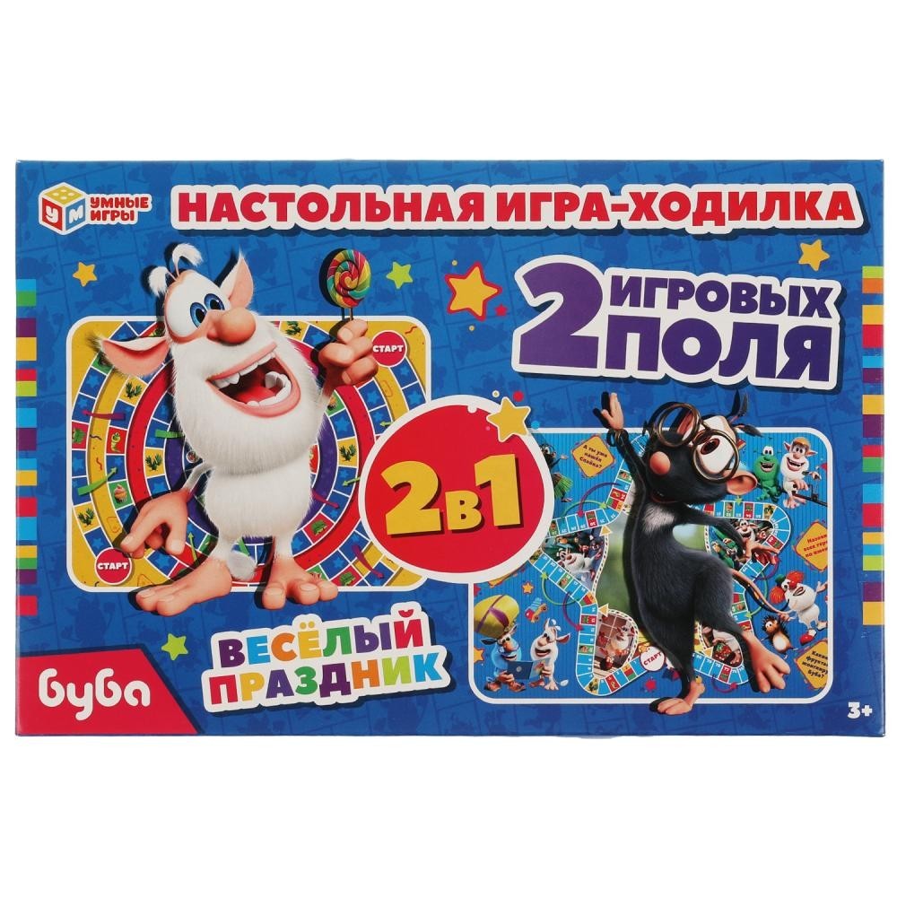 Игра-бродилка Умные игры Буба Веселый праздник, 2в1