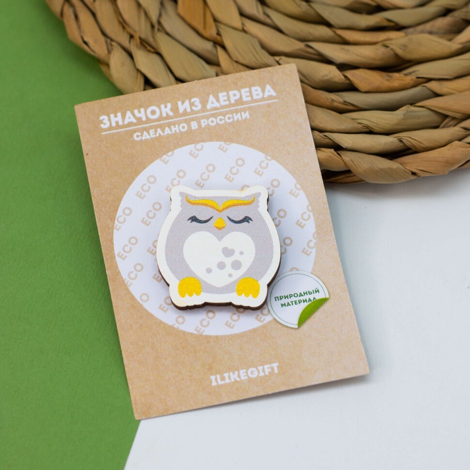 Значок ECO из дерева OWL