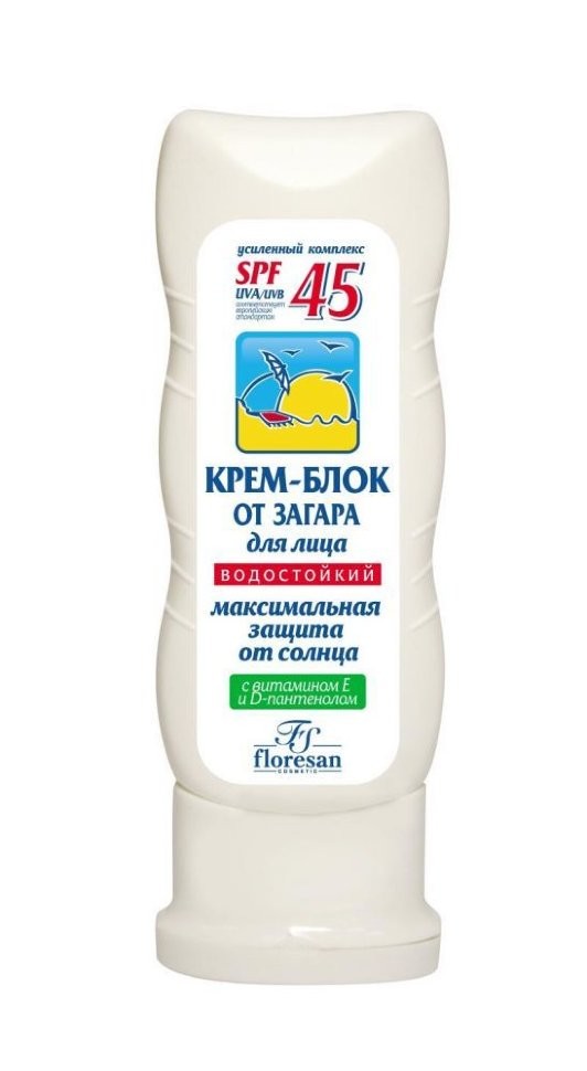 Защитный крем от загара. Флоресан крем блок от загара spf45. Крем-блок от загара SPF 45. Floresan крем против загара отбеливающий SPF-35 125мл. Солнцез. Крем блок от загара spf45 60мл (ф113ф).